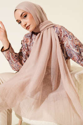 Bürümcük Soft Şal Bej - ASSE BONE