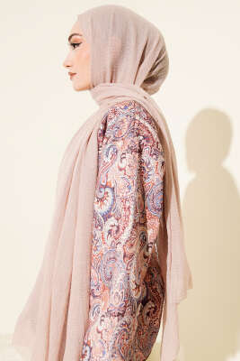 Bürümcük Soft Şal Bej - Başörtüsü