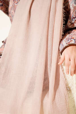 Bürümcük Soft Şal Bej - Başörtüsü