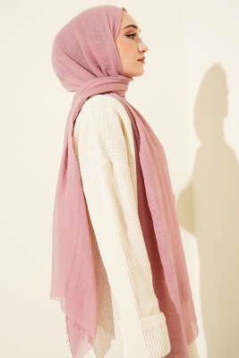 Bürümcük Soft Şal Gül Kurusu - Başörtüsü