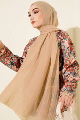 Bürümcük Soft Şal Kum Bej - ASSE BONE