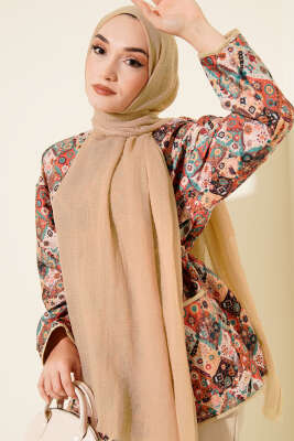 Bürümcük Soft Şal Kum Bej - Başörtüsü