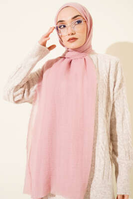 Bürümcük Soft Şal Pembe - Başörtüsü