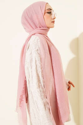Bürümcük Soft Şal Pembe - Başörtüsü