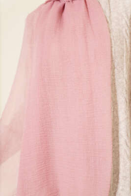 Bürümcük Soft Şal Pembe - Başörtüsü