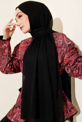 Bürümcük Soft Şal Siyah - ASSE BONE