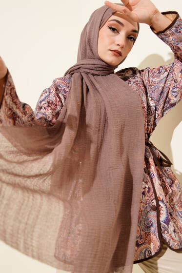 Bürümcük Soft Şal Soft Kahve - Başörtüsü