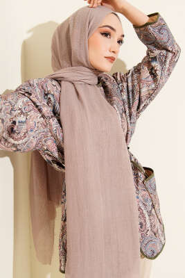 Bürümcük Soft Şal Vizon - Başörtüsü