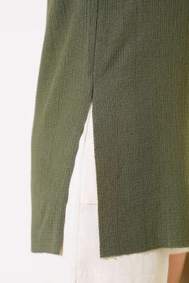 Bürümcük Tshirt Haki - Kadın Giyim Modelleri