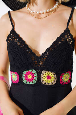 Büstiyer Dantelli Elbise Siyah - Kadın Giyim Modelleri