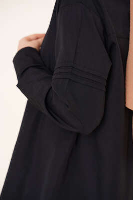 Buton Düğmeli Gömlek Siyah - Gömlek