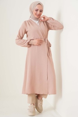 Büzgü Kuşaklı Camel Kap 