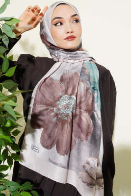 Camellia Desen Şal Taş - Başörtüsü