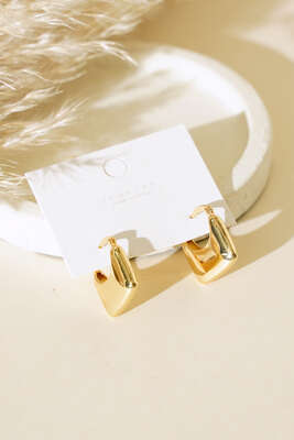 Çanta Model Küpe Gold - Thumbnail