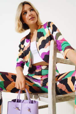 Ceket Pantolon Takım Kahve Hardal - Kadın Giyim Modelleri