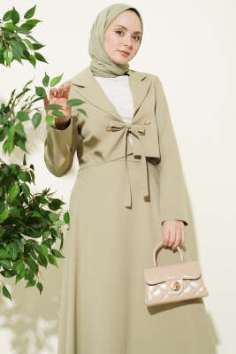 Ceketli Bağlamalı İkili Takım Çağla Yeşili - İkili Takım