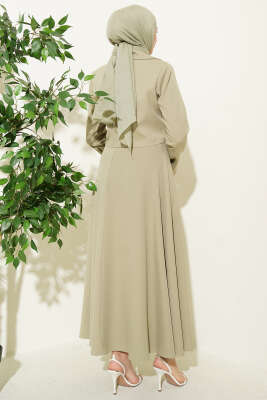 Ceketli Bağlamalı İkili Takım Çağla Yeşili - İkili Takım