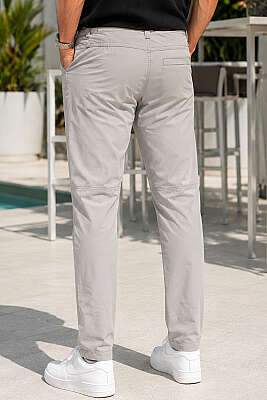Cep Fermuarlı Outdoor Erkek Pantolon Gri - Erkek Pantolon
