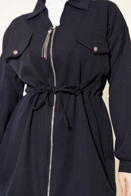 Cep Kapaklı Bel Tünelli Basic İkili Takım Lacivert - İkili Takım