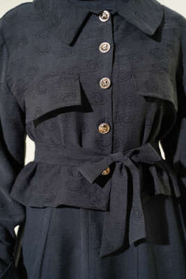 Cep Kapaklı Kuşaklı Tensel Jile Takım Antrasit - İkili Takım