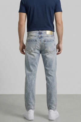 Cepli Baggy Erkek Kot Pantolon Kahve Tint - Erkek Pantolon