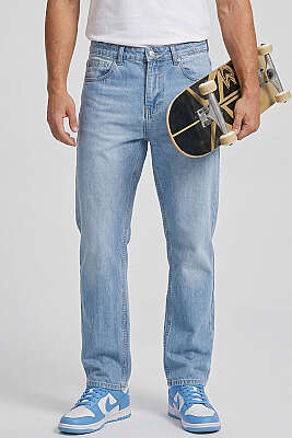 Cepli Baggy Kot Erkek Pantolon Mavi - MARTİN MİXS