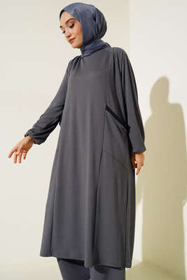 Cepli Burgu İkili Takım Füme - İKİLİ TAKIM