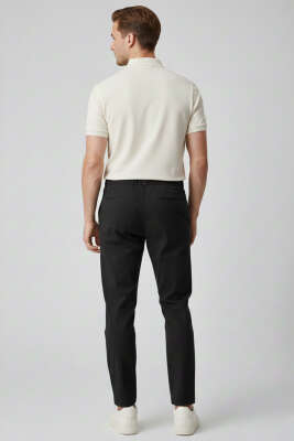 Cepli Erkek Kumaş Pantolon Siyah - Erkek Pantolon