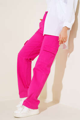 Cepli Kargo Pantolon Fuşya - 300-500 TL Ürünler