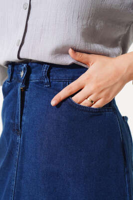 Cepli Kot Etek Kot - Uzun Etek