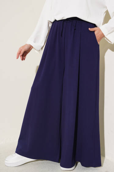 Cepli Loyşa Salaş Pantolon Lacivert - Pantolon