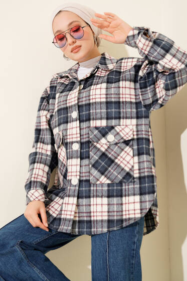 Cepli Oduncu Ceket Lacivert - Ceket