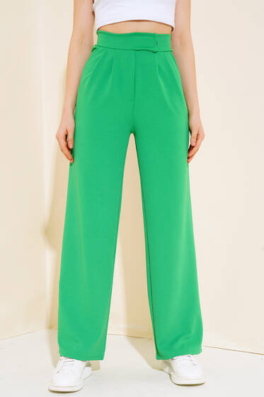 Cepli Pileli Salaş Pantolon Benetton - Yeni Giyim