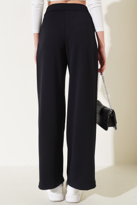 Cepli Pileli Salaş Pantolon Parlement - Kadın Giyim Modelleri