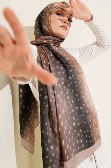 Ceylan Gözü Soft Şal Bej - Başörtüsü