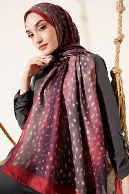 Ceylan Gözü Soft Şal Bordo - VERTU (NYD TEKSTİL)