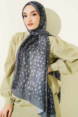 Ceylan Gözü Soft Şal Füme - Başörtüsü