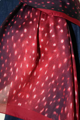 Ceylan Gözü Soft Şal Kırmızı - Başörtüsü