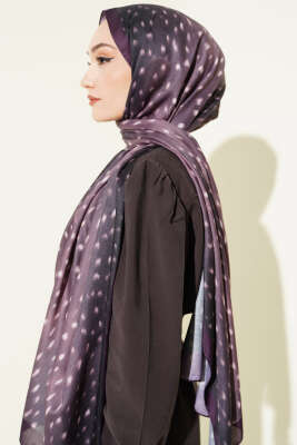 Ceylan Gözü Soft Şal Koyu Mor - Başörtüsü