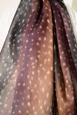 Ceylan Gözü Soft Şal Mürdüm - Başörtüsü