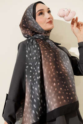 Ceylan Gözü Soft Şal Siyah - Başörtüsü