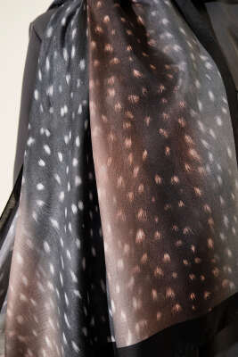 Ceylan Gözü Soft Şal Siyah - Başörtüsü