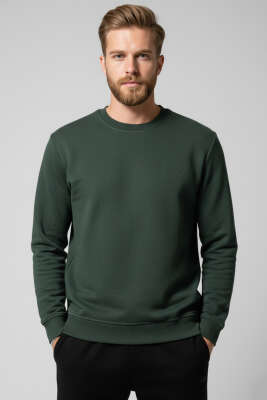 Change Nakışlı Erkek Sweatshirt Nefti 