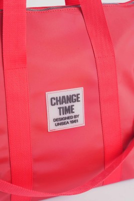 Change Time Armalı Kırmızı Shopper Çanta - Thumbnail