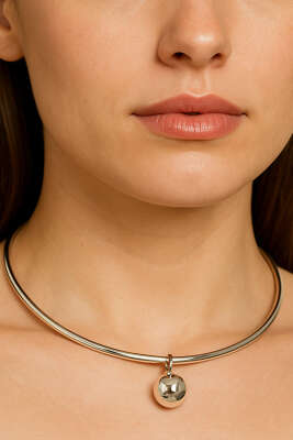 Choker Kolye Gümüş - İNCİ BİJÜTERİ