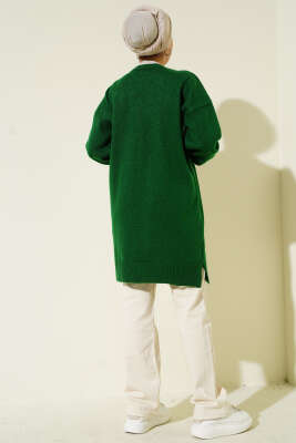 Çiçek Detaylı Yumoş Triko Tunik Benetton - Tunik