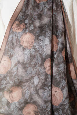 Çiçek Esintisi Soft Şal Latte - Yılın Fırsatı