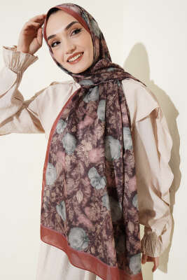 Çiçek Esintisi Soft Şal Taba - Yılın Fırsatı