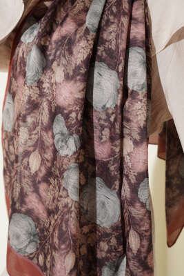 Çiçek Esintisi Soft Şal Taba - Yılın Fırsatı