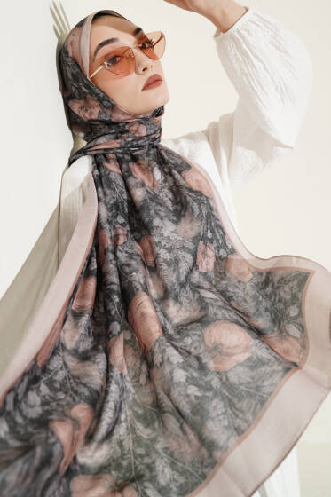 Çiçek Esintisi Soft Şal Taş - Başörtüsü